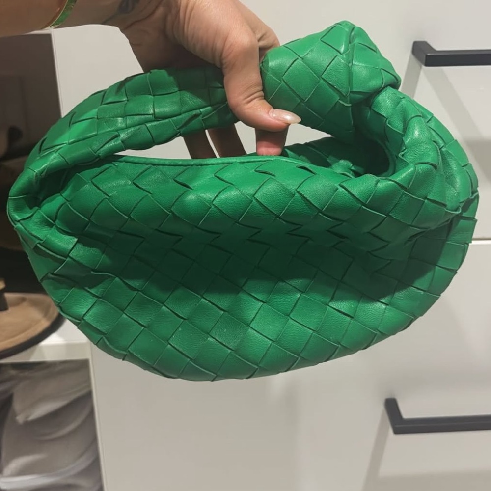 Bottega Veneta Intrecciato Mini Jodie Bag in Green